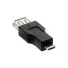 InLine 31608 Micro USB OTG Adapter, Micro-B Male to USB