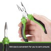 LEONTOOL 5 Inch Long Nose Pliers with Cutter Chain Nose
