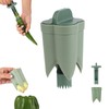 2pcs Pepper Corer Tool, 4.45x2.2x2.2in Pepper Deseeder Bell Pepper Core