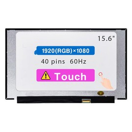 15.6" Screen Replacement B156HAK02.3 LP156WFD-SPK1 LP156WFD(SP)(K1) for Dell Inspiron 15 3505 3511 3520 3530 3535 P90F P90F004 P112F (After 2020) LCD Display Panel 40 pin (FHD 1920x1080 Touch)