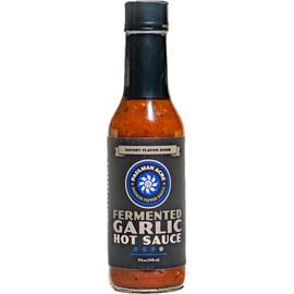 Paulman Acre: Fermented Garlic Hot Sauce (5floz) Fermented Scotch Bonnet with Umami Garlic