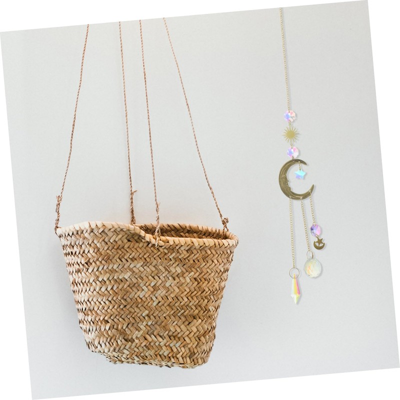 ORFOFE Hanging Crystal Delicate Sun Catcher Hanging Ornament Crystal
