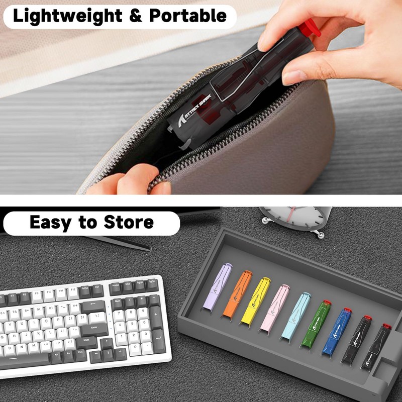 ATTACK SHARK KS01 2-in-1 Switch Puller Keycap Puller for Mechanical