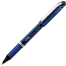 Pentel XBL27-A Gel Ink Ballpoint Pen, EnerGel Euro 0.7mm, Black, 5 Pens