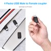 ELUTENG USB Coupler Male to Female 4Packs USB 3.0 Type