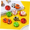 SAFIGLE 90 PCS Multifunctional Erasers Delicate Sports Ball Erasers Portable