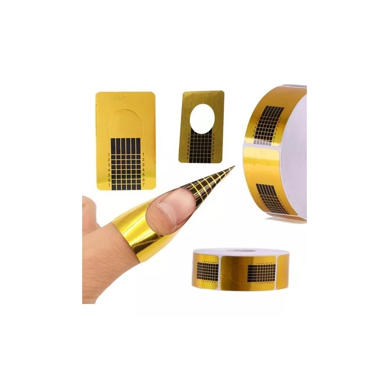 Rollo De 500 Formas Esculturales Para Uñas