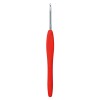 Clover 3mm Red Crochet Hook Easy Grip Handle Comfortable Crocheting