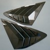 ZiWen 2X Sport Style Quarter Window Scoops Louvers for Honda