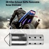 DgNeLai Motorcycle DB Killer 51mm Universal Exhaust Muffler Silencer Baffle