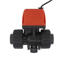 PVC - 2-way motor ball valve PVC ball valve electric DC 6V 12V 24V - zone valve 2-way 1/2 3/4 1 inch (DC 12V, 3/4 inch DN20)