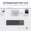 Rapoo E900T Portable Wireless Keyboard with Touchpad, Multi-Device HTPC Keyboard