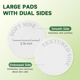 100 almohadillas de esmalte tonificantes, almohadillas de tóner para el cuidado de la piel para manchas oscuras, arrugas y piel opaca, tratamiento fac