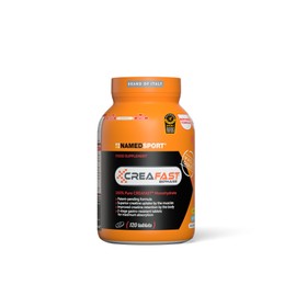 NAMEDSPORT Creafast 120 Compresse | Creatina Monoidrato per Performance e Recupero Muscolare | Integratore per Sportivi, Fitness e Bodybuilding | Pre e Post Workout