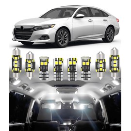 BMT xmsCar Interior LED Light Replacement for Honda Accord 2013-2022,6000K Super Bright Interior Light Bulbs Package, 14pcs
