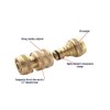 Spear & Jackson 1/2-inch Female Plus 1/2-inch Male Brass Hose