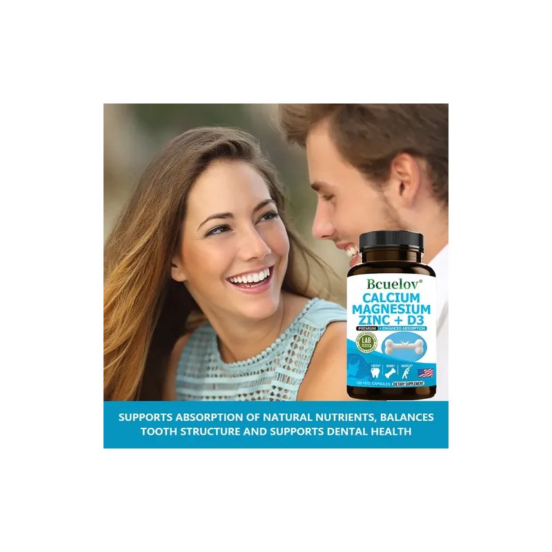 Suplementos Dietéticos Calcio Magnesio Zinc Bcuelov