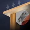 NAHUAA Mounting Material Angle Aluminium Profile 40 x 40 Groove
