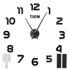 DIY Wall Clock Innovative Acrylic Mirror Sticker Clock Kit for