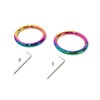 Cuffstore 8.5" Rainbow Elliptical Leg Irons Ankle Restraint