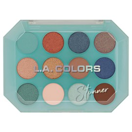 L.A. COLORS 12 Color Eyeshadow Palette, Stunner C69013