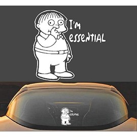 6" Ralph Wiggum I'm Essential Funny The Simpsons Vinyl Decal Sticker