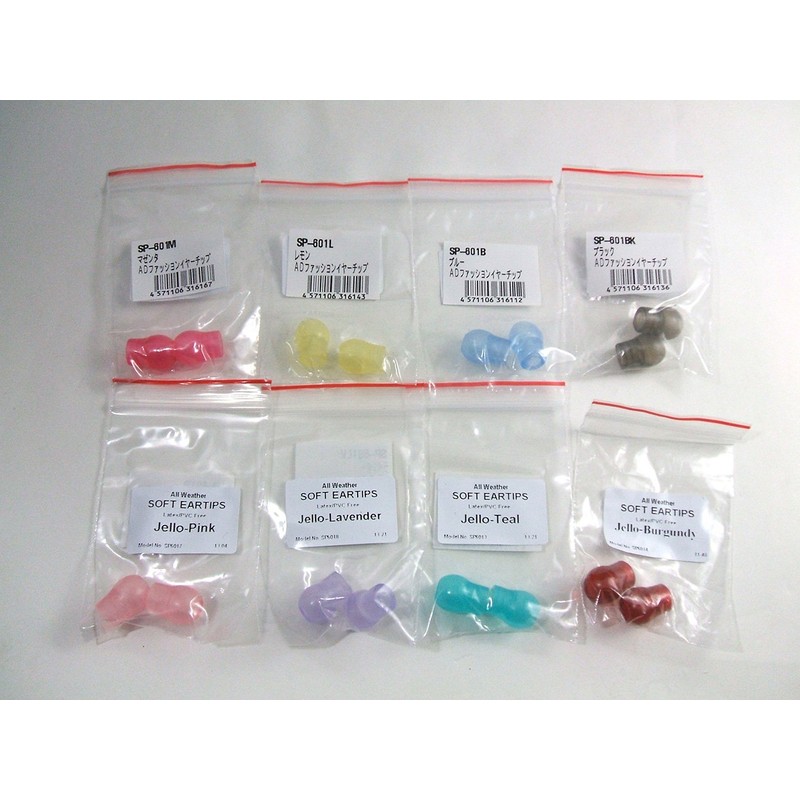 Soft Ear Tips for Nursing Scopes SP-601BK / 8-9801-08 Stethoscope