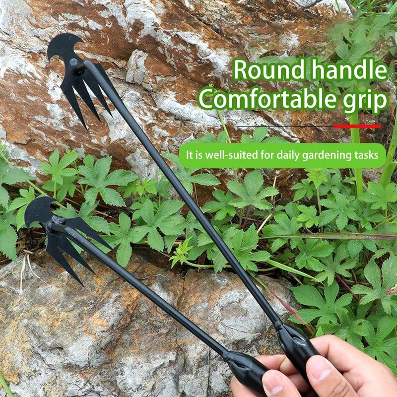 Garden Weed Puller Tool, New Durable Garden Lawn Leveing Rak,Portable