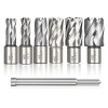 XCAN Annular Cutter Set 6 Pcs Weldon Shank 3/4” Cutting