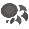 10Pcs Drum Mute Pad Volume Reduction Rubber Practice Silencer Mat