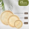 Greenkaufen 15 cm Pack of 25 Premium Organic Round Palm