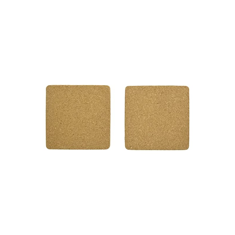 Torune Cork Coasters Square Shape Set of 2