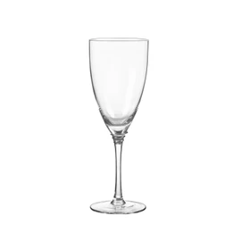 Qualia Glass Helix Wine, Silver/Clear, 4 Piece