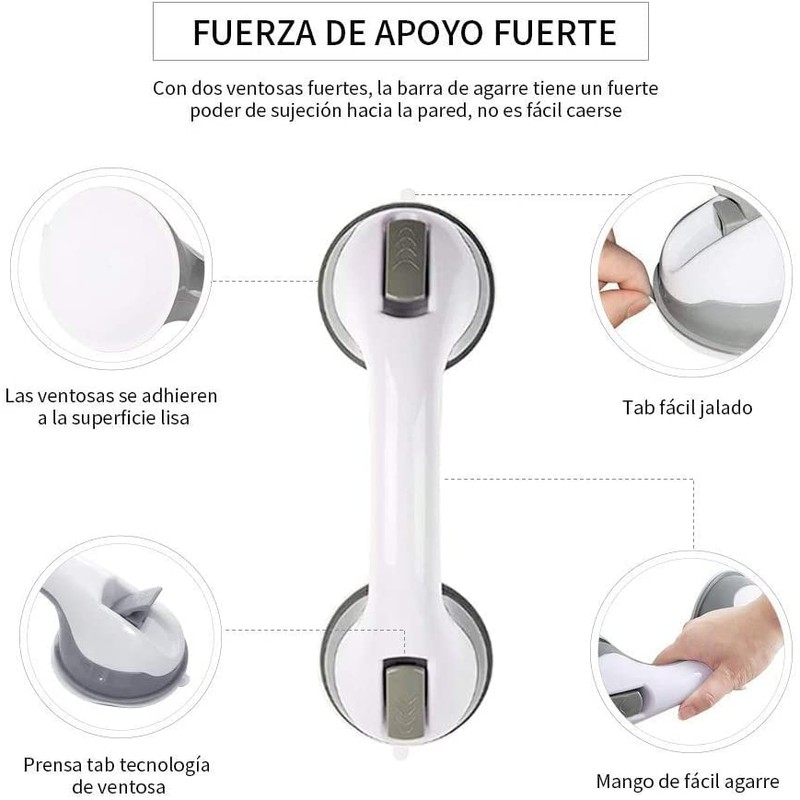 Bathroom Armrests Portable Grab Bar Grab Bars with Suction Cup
