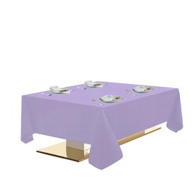 Urby Lavender Tablecloth for 3-4ft Square Tables That Seats 2-4 Person, Manteles de Mesa De Tela para Fiestas de 2-4 Sillas, Machine Washable Reusable Polyester Table Cloths