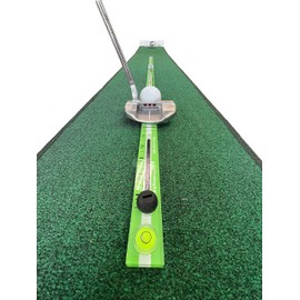 The Putting Stick Pro Golf Training Aids - Putting Training Aid for Golf Putting Practice with Eyeline Putting Mirror - Endorsed by Golf Instructors & Used by Tour Pros Worldwide (Forest Green)