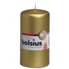 Bolsius Stumpenkerze gold 6 x 12 cm