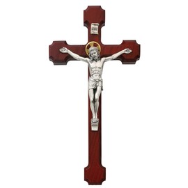 Bonyak Jewelry 10 in. Cherry Crucifix Boxed