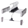 VEHE Pants Hangers Multilayer Stackable Slack Hangers Skirt Hangers with