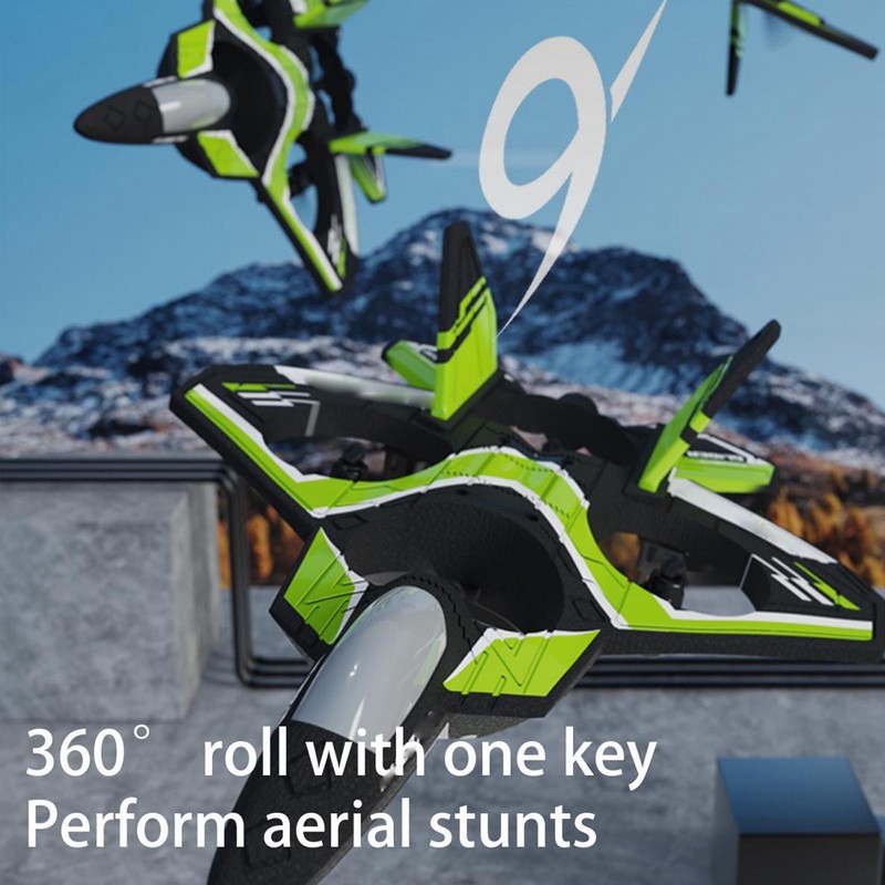RC Foam Airplane with Light 360 Degree Roll Barometric Height