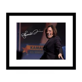 Kamala Harris 8x10 Signed print democratic US presidential candidate 2024