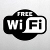 Free WiFi Sticker Window Sign Vinyl Sticker Cafe Shop Salon