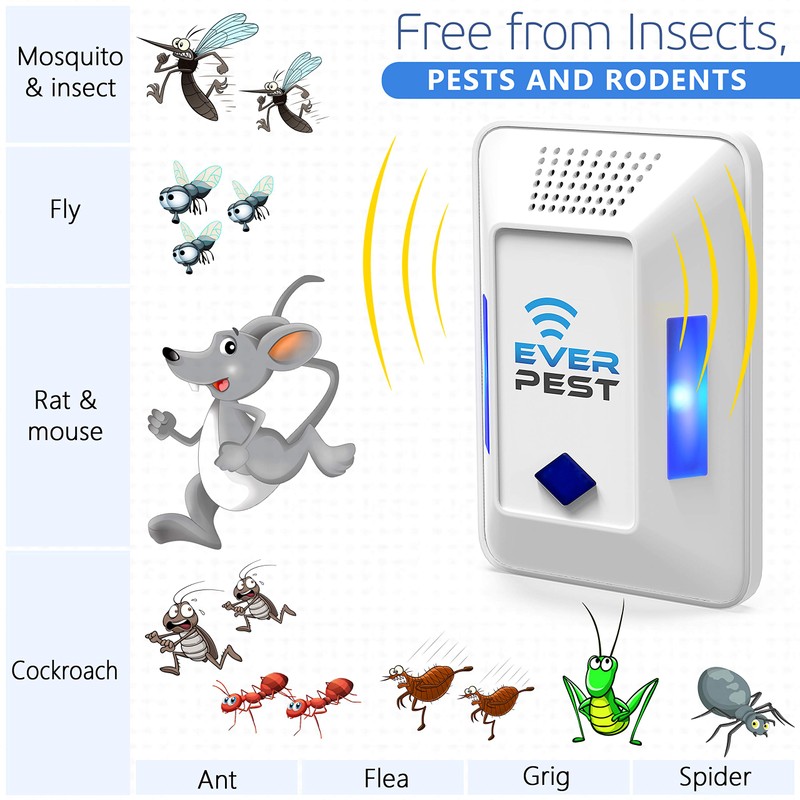 Ultrasonic Pest Control Repeller Plug in - Electronic Insect Defender
