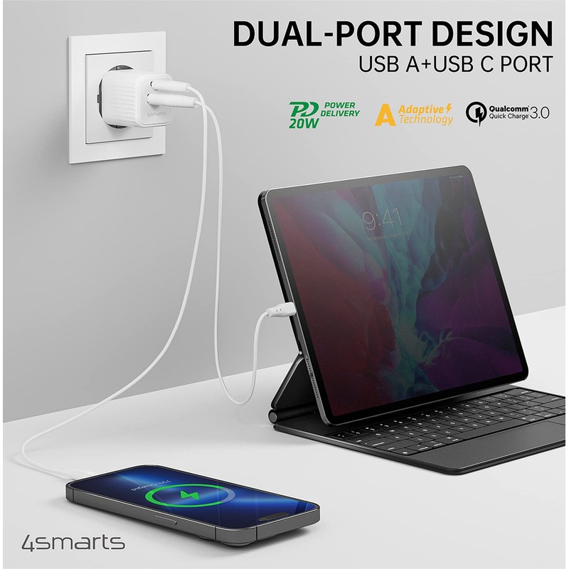 4smarts VoltPlug Duos Mini PD 20W + USB