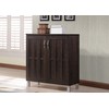 Baxton Studio Wholesale Interiors Excel Sideboard Storage Cabinet, Dark Brown
