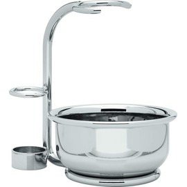 Holder for Shaving Set Glossy with Soap Dish "Erbe Premium Design New York" Series