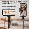 Selfie Stick Tripod with Gimbal Stabilizer for Phone, 360° Auto-Balance