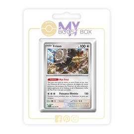 my-booster SV07-FR24-MB-119 Frison (Bisofank) 119/142 Holo or Reverse (Random) -Myboost X, Écarlate et Violet 7 Couronne Stellaire, Box of 10 French Pokémon Cards