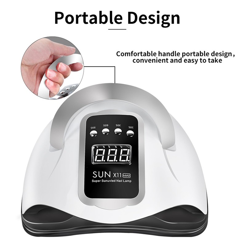 Sadodo LED UV Nail Lamp,for Gel Nails,280W Gel Nail Lamp