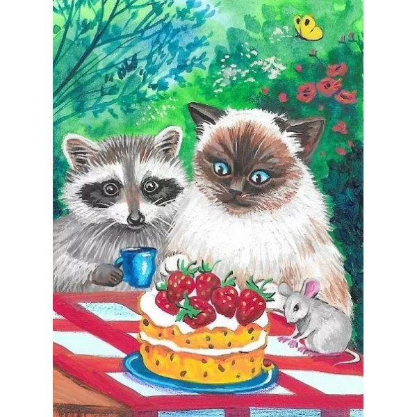 Ryta 1.5x2 DOLLHOUSE MINIATURE PRINT OF PAINTING RYTA 1:12 SCALE
